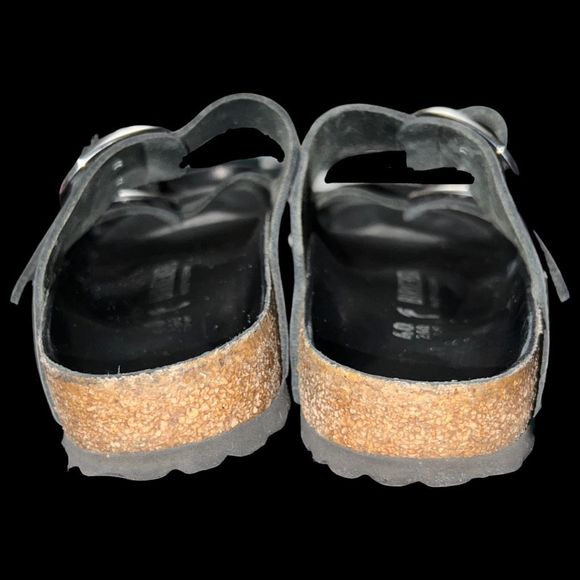 Birkenstock Arizona Big Buckle Black Sandals Size 40 US 9.5 - Picture 3 of 5